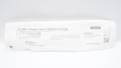 Smiths Medical 4900 Pulsator Portex Loss of Resistance Syringe